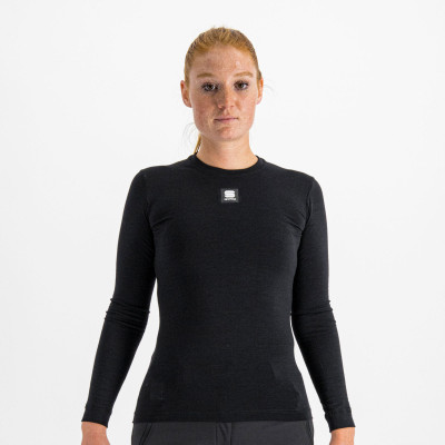 Sportful MERINO DÁMSKE TRIČKO DR čierne