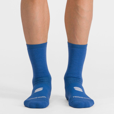 Zimné cyklistické ponožky Sportful Merino Wool 18 modré
