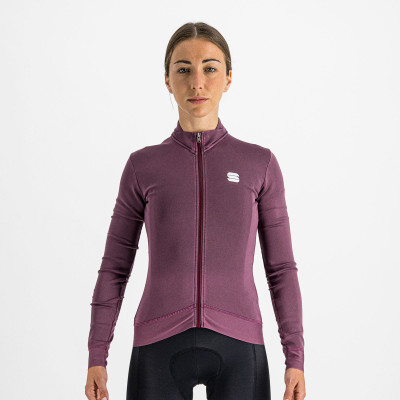 Zimný dámsky cyklistický dres Sportful MONOCROM THERMAL fialová