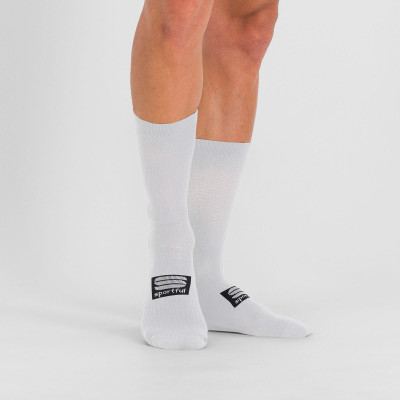 Letné cyklistické ponožky dámske Sportful Pro biele