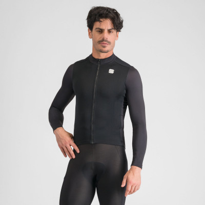 Zateplený cyklistický dres pánsky Sportful SRK Thermal čierny