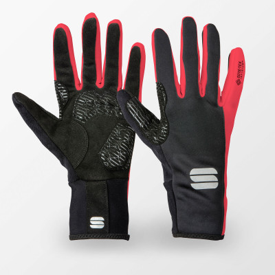 Sportful STELLA Gore-Tex Infinium™ XC dámske rukavice čierne/malinové