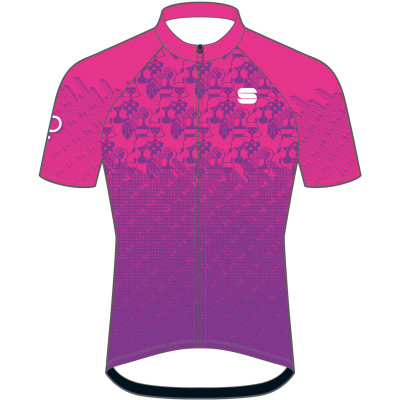 Letný cyklistický dres detský Sportful Super ružový