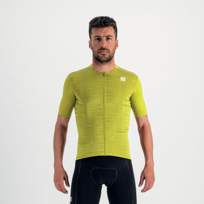 Letný cyklistický pánsky dres Sportful Cliff Supergiara žltý/zelený