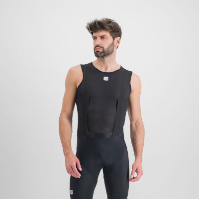 Letné funkčné termo tričko bez rukávov pánske Sportful Thermodynamic Lite čierne