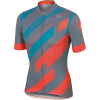 Sportful Volt cyklistický dres sivý/modrý/koralový_orig