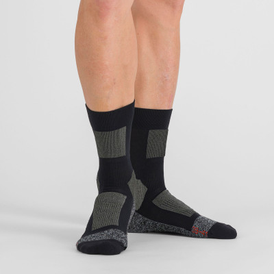 Sportful WARM WOOL ponožky black/dark gray