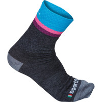 Sportful Wool 14 ponožky dámske sivé/tyrkysové_orig