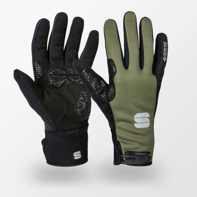 Zimné cyklistické rukavice Sportful WS Essential 2 kaki/čierne