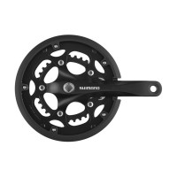 Stred CLARIS RS200 175mm 50/34z. s krytom  8k. na štvorhran čierny 