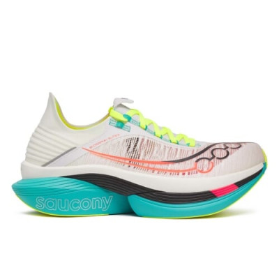 unisex obuv saucony S30994-97 ENDORPHIN ELITE 2 white/mutant 6,5