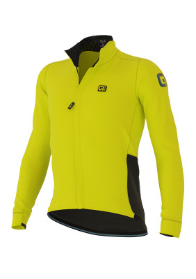 Zimná cyklistická bunda pánska ALÉ KLIMATIK K-STORM JACKET žltá Zimná cyklistická bunda pánska ALÉ KLIMATIK K-STORM JACKET žltá