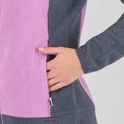 Karpos AVERAU dámska FULL-ZIP mikina s kapucňou bloom/ombre blue