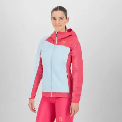 Karpos AVERAU dámska FULL-ZIP mikina s kapucňou skywriting/innuendo