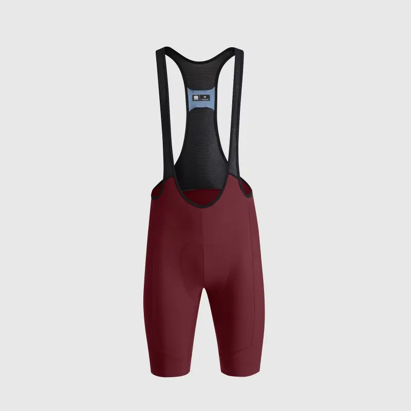 Sportful Colorful Pulse kraťasy s trakmi Red Wine