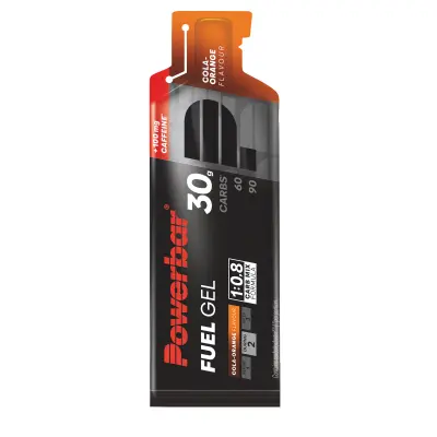 PowerBar Fuel GEL 30 kola + pomaranč s kofeínom