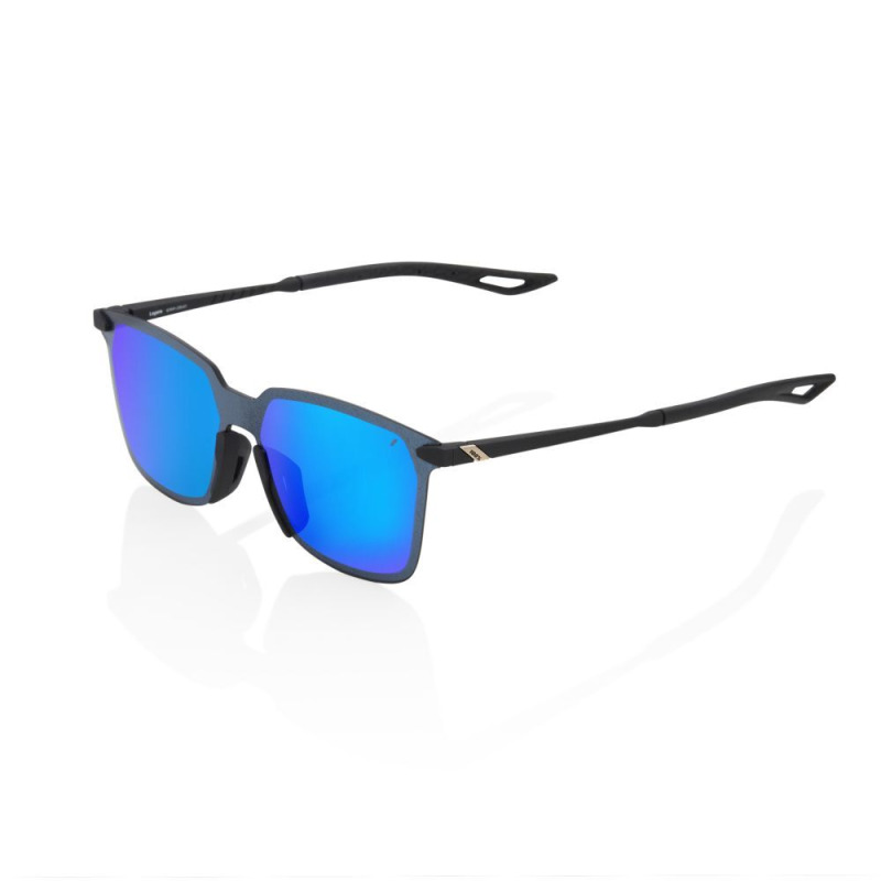 LEGERE Square - Soft Tact Black - Blue Multilayer Mirror Lens
