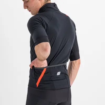 Sportful Fiandre Pro bunda s krátkym rukávom čierna