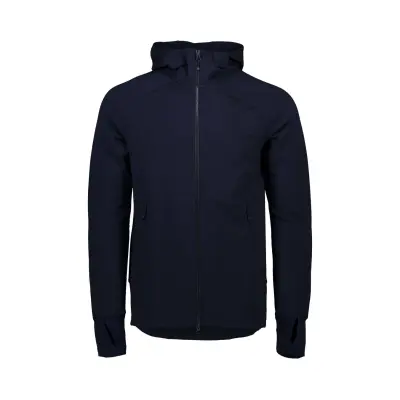M's Merino Zip Hood Turmaline Navy M