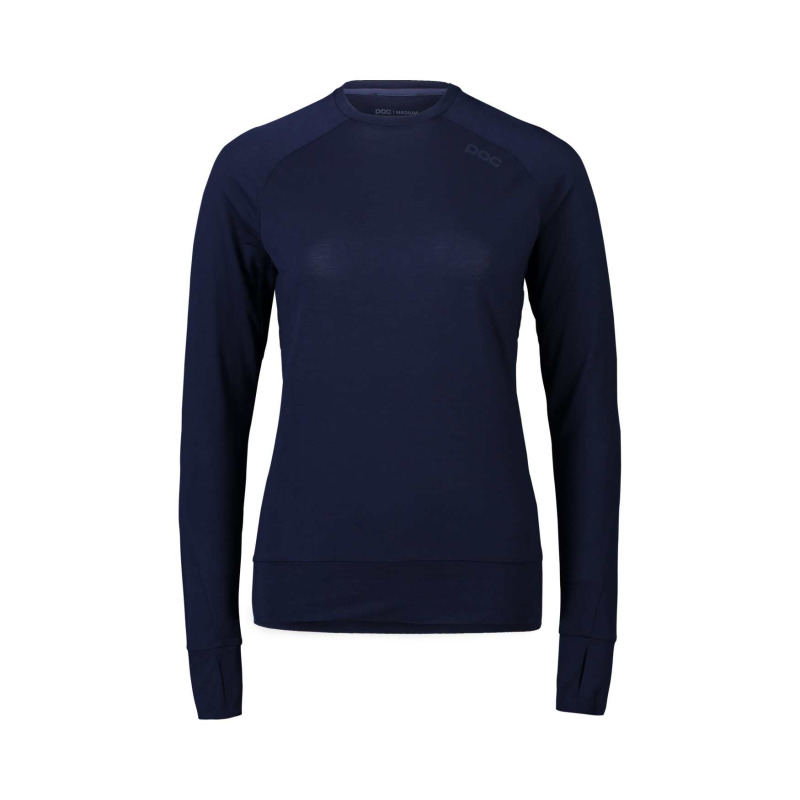 W's Light Merino Jersey Turmaline Navy M