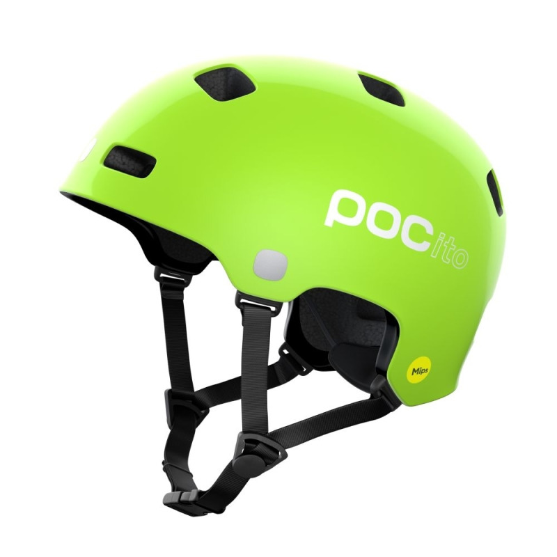 Cyklistická prilba detská POC POCito Crane Mips žltá/zelená
