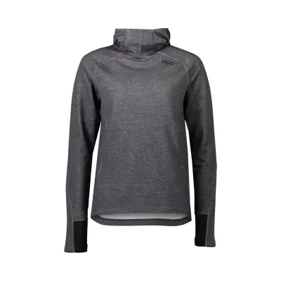 W's Merino Hood Sylvanite Grey Melange M