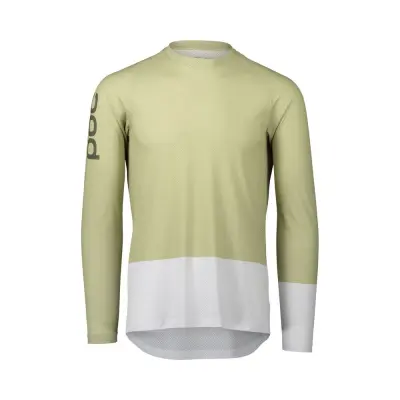 MTB Pure LS Jersey Prehnite Green/Hydrogen White M