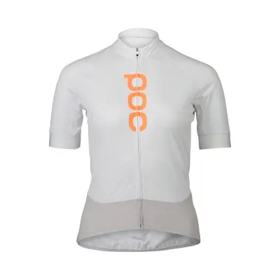 W's Essential Road Logo Jersey Hydrogen White/Granite Grey