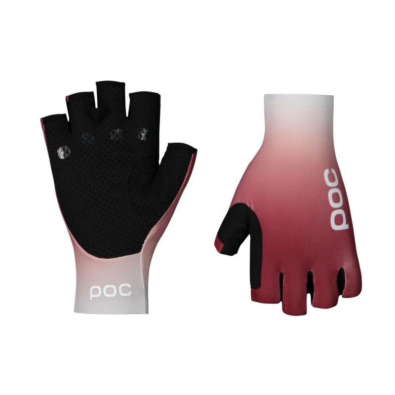 Deft Short Glove Gradient Garnet Red