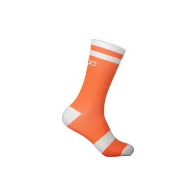 Lure MTB Sock Long Zink Orange/Hydrogen White