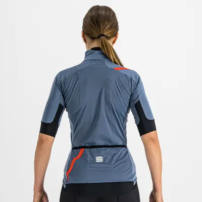 Sportful Fiandre Light NoRain dámska bunda s kr. rukávom  tmavomodrá