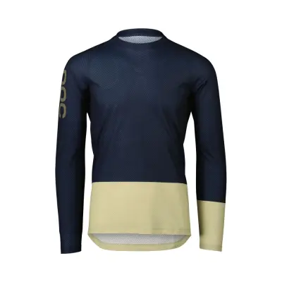 MTB Pure LS Jersey Turmaline Navy/Prehnite Green M