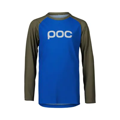 Y's Essential MTB LS Jersey Natrium Blue/Epidote Green