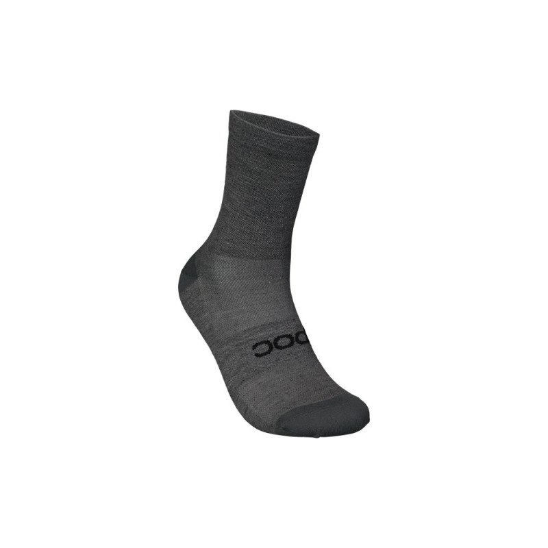Zephyr Merino Sock Mid Sylvanite Grey Melange