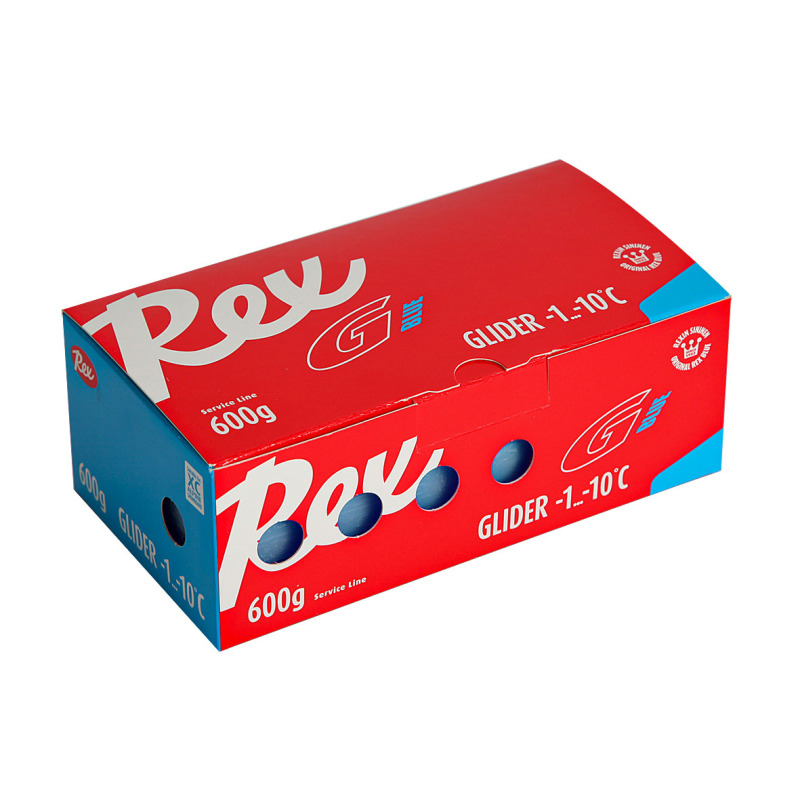 Rex Racing sklzový parafín 6*100g Racing Modrý -1..-10 C