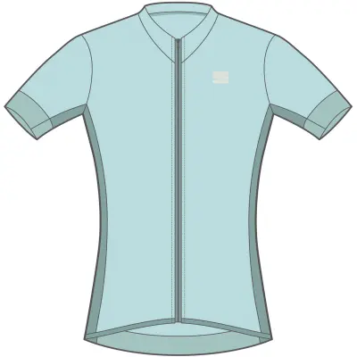 Sportful Monocrom dámsky dres svetlomodrý