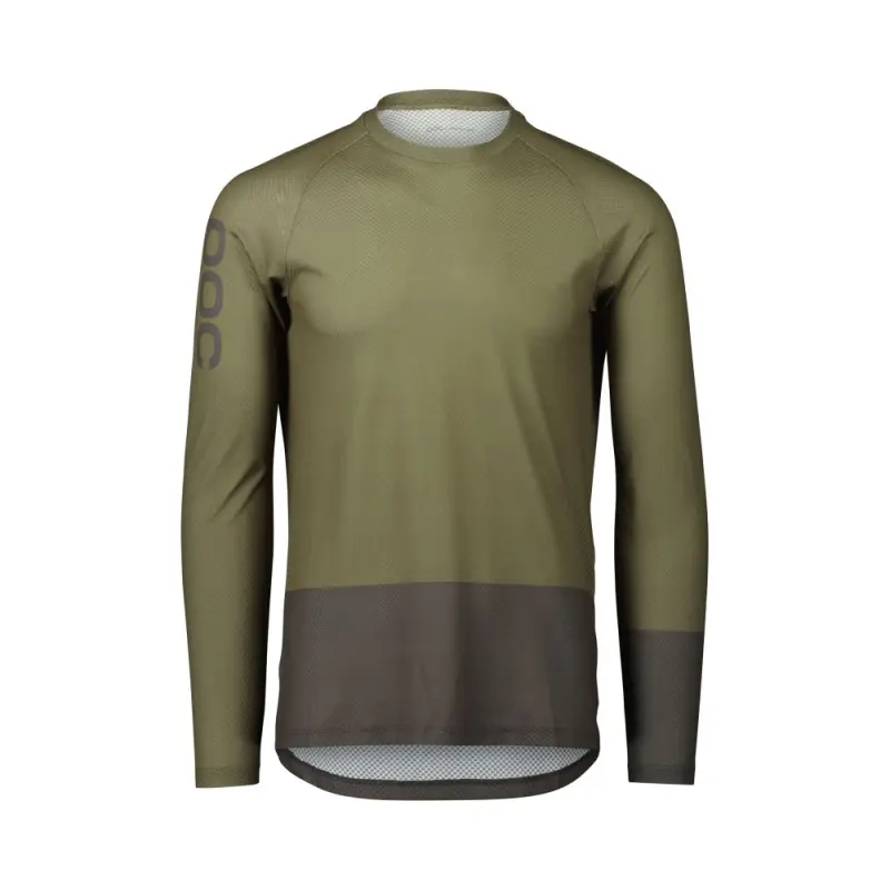 MTB Pure LS Jersey Epidote Green/Sylvanite Grey