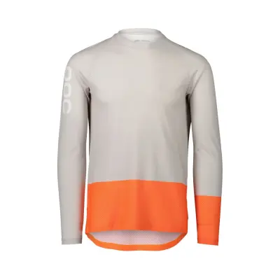 MTB Pure LS Jersey Granite Grey/Zink Orange