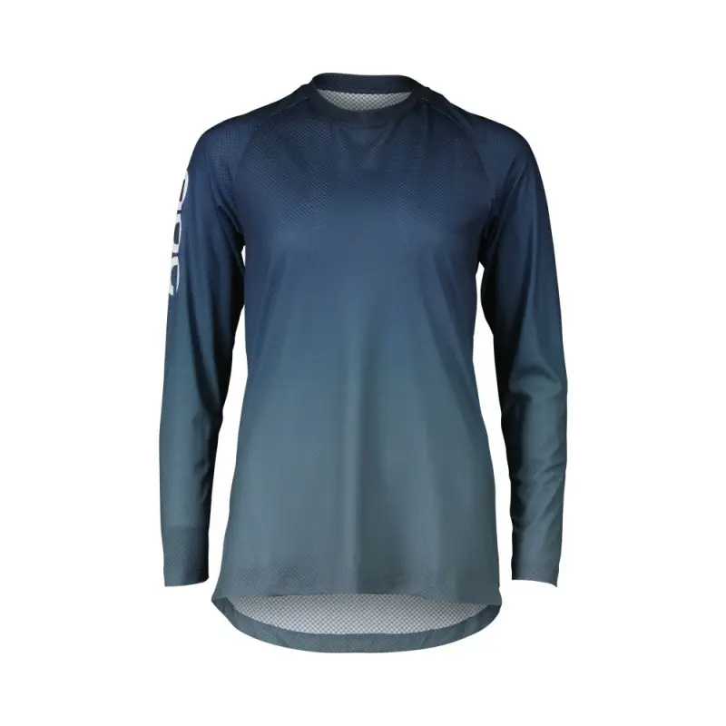 W's Essential MTB Lite LS Jersey Gradient Turmaline Navy
