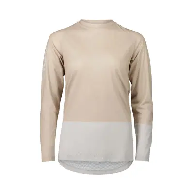 W's MTB Pure LS Jersey Lt Sandstone Beige/Granite Grey
