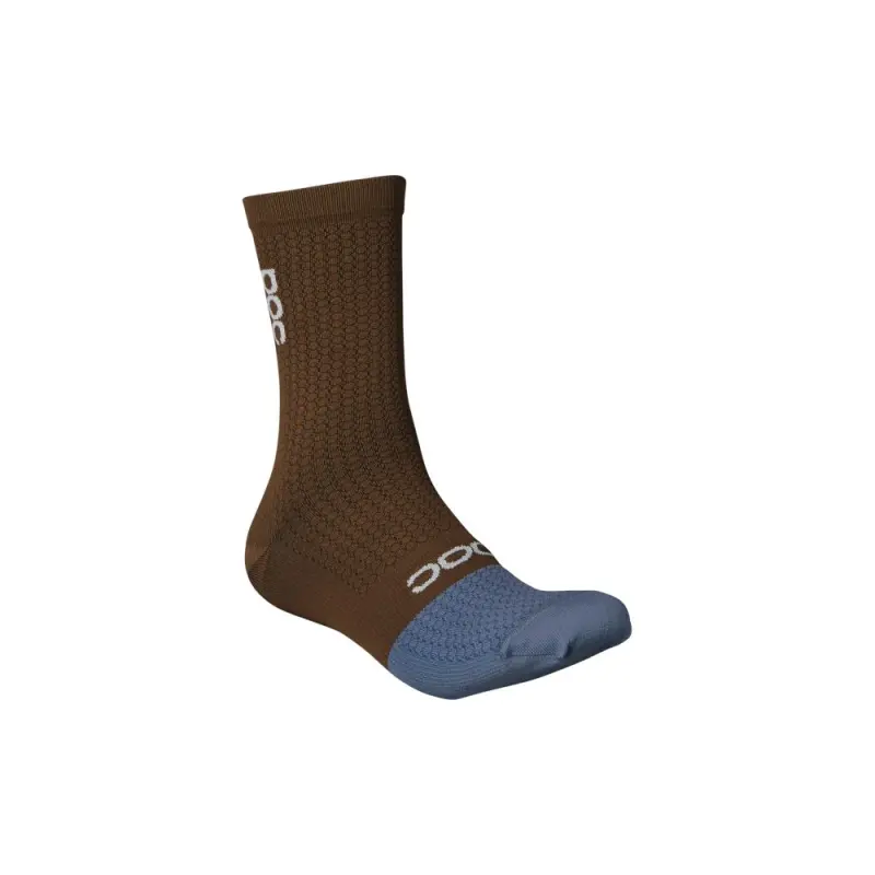 Flair Sock Mid Jasper Brown/Calcite Blue