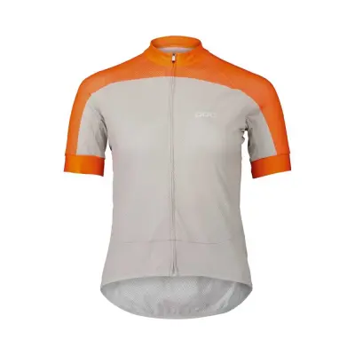 W's Essential Road Logo Jersey Zink Orange/Granite Grey
