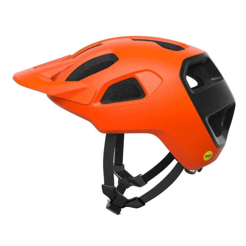 MTB cyklistická přilba POC Cularis Logo oranžová/černá