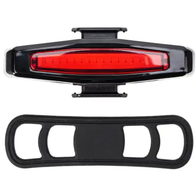 MOST RED EDGE LED USB extra silná blikačka čierna