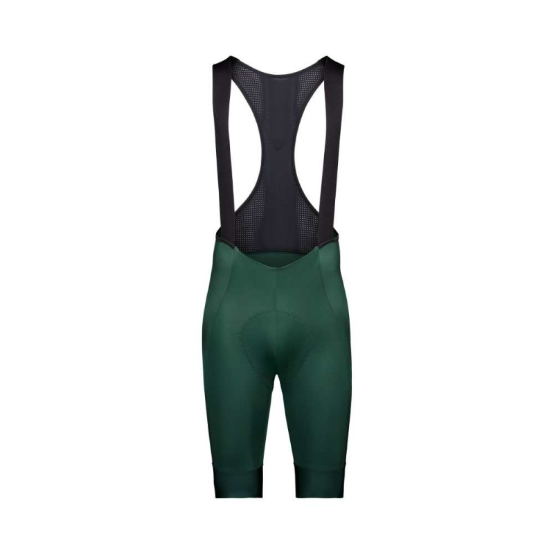 Letné cyklistické nohavice pánske POC Cadence Bib Shorts zelené