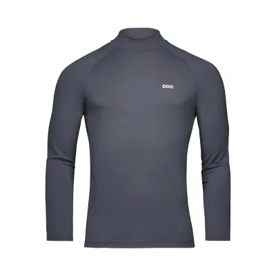 M's Layer Merino Mock Neck Jersey Sylvanite Grey