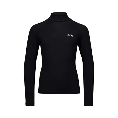 Y's Layer Merino Mock Neck Jersey Uranium Black