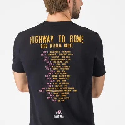 Castelli 10816 T-SHIRT HIGHWAY TO ROME