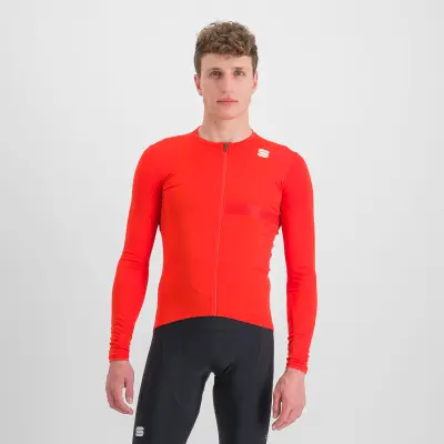 Sportful Matchy Dres s dlhým rukávom červený