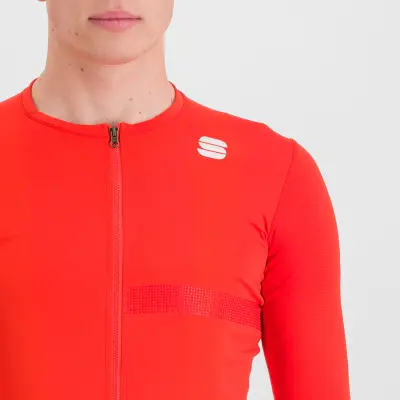 Sportful Matchy Dres s dlhým rukávom červený
